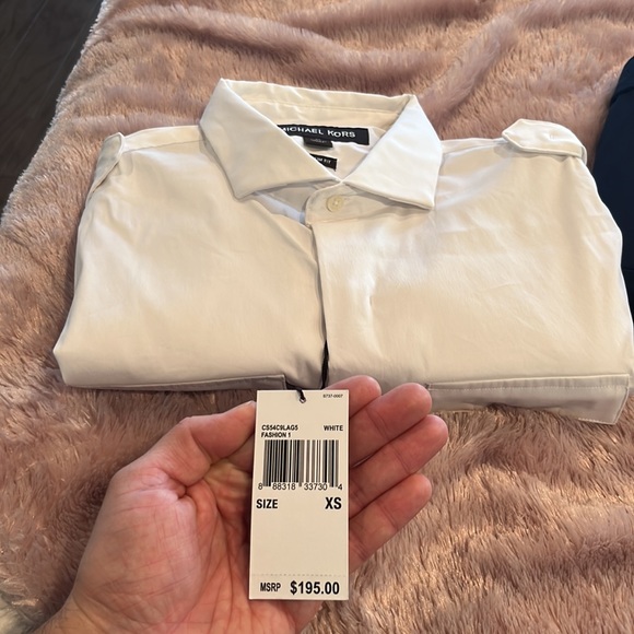 Mens Michael Kors long sleeve button downs - Picture 2 of 6